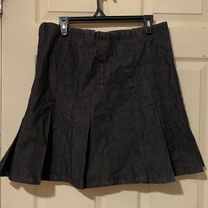 Grunge Pleated Skirt